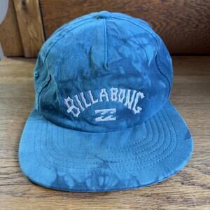 Billabong All Day 5 Panel Adjustable Cap/Hat in Turquoise Tie Dye